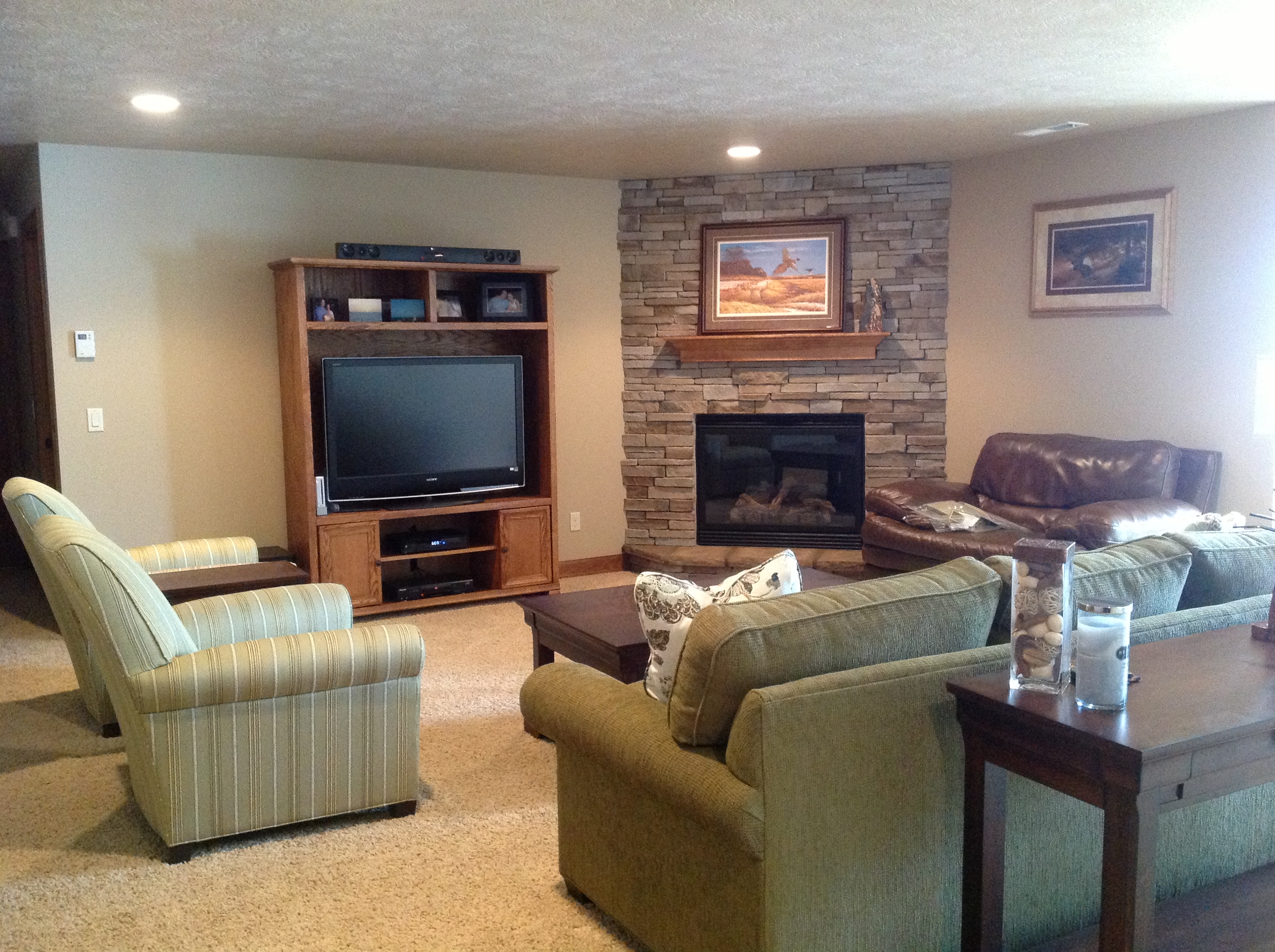 Comfy chairs and couch