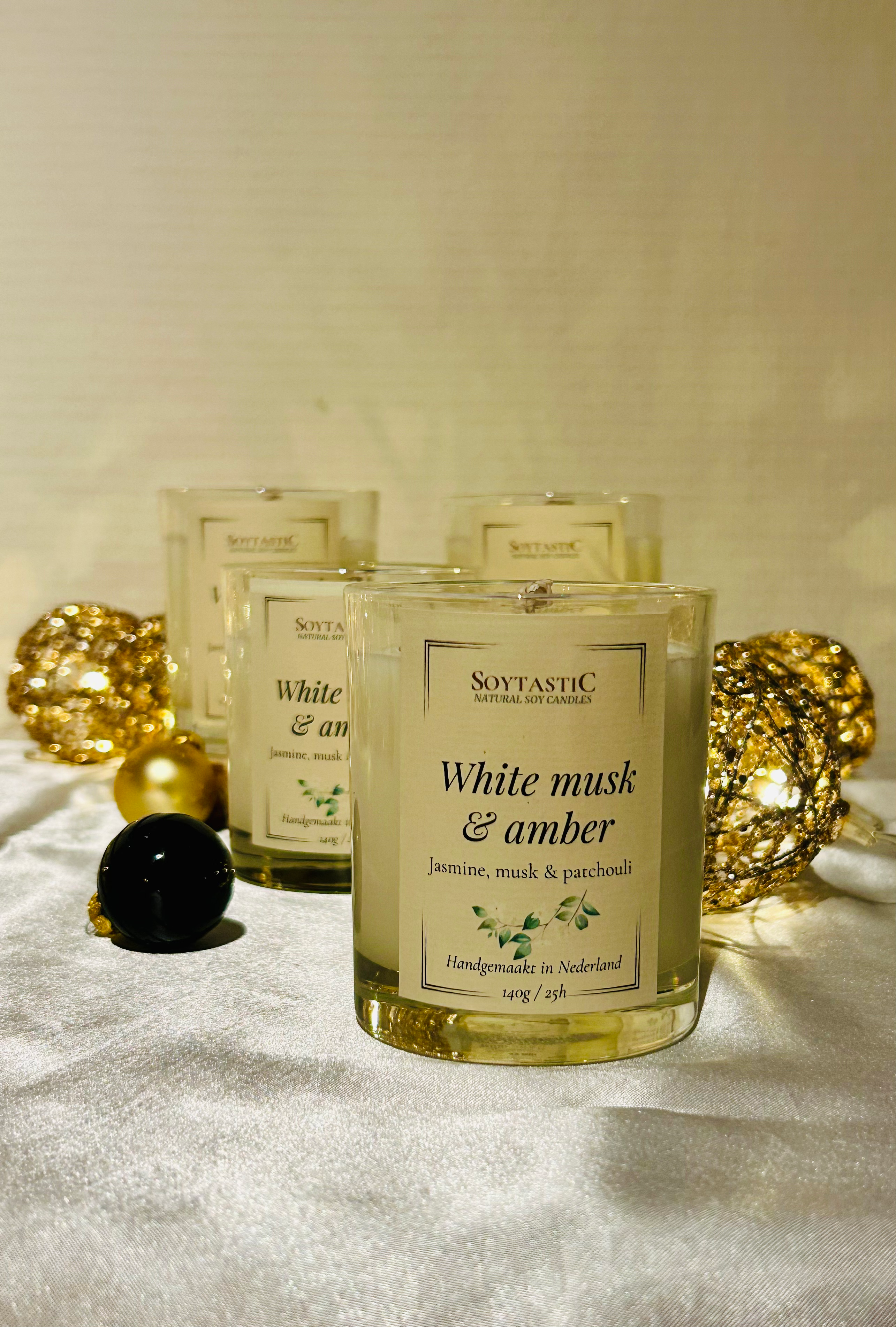 soy candle on the table