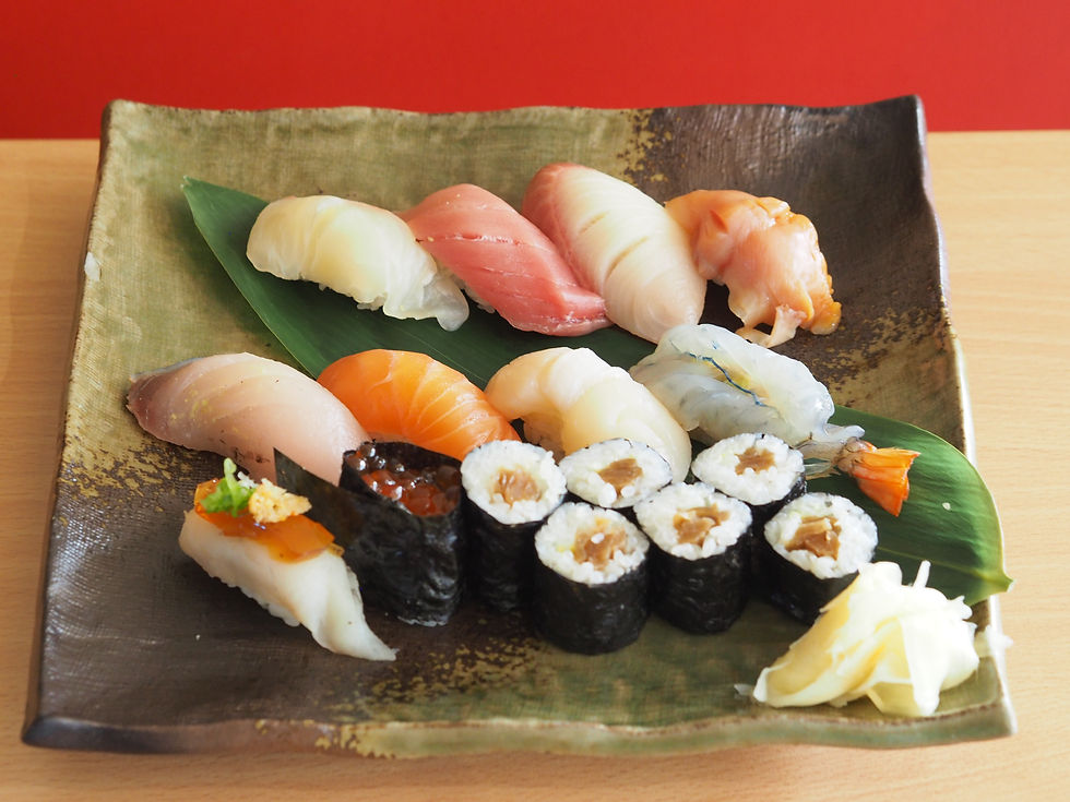 Arranged Food and Objects