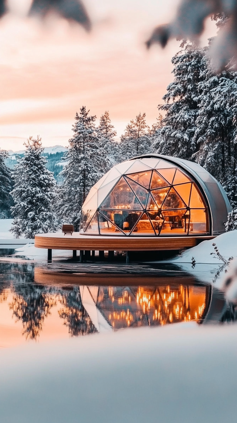 luxury dome lodge accommodation design