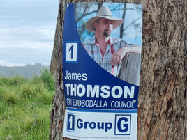 How not to win votes: nail your poster to a tree on community land