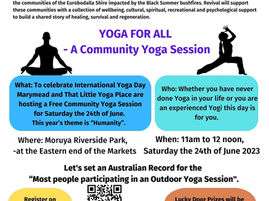 Yoga For all in Moruya June 24th
