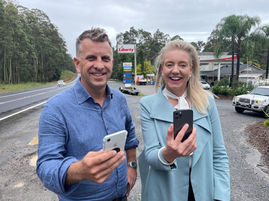 Gilmore: first stop for the Scomo election trail : but will he come back to Cobargo?