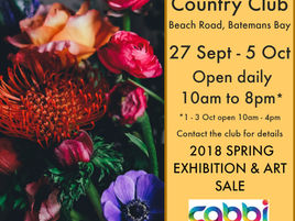 CABBI Spring Art and Craft Exhibition and Sale - 27th Sept to 5th Oct
