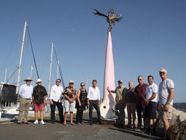 Batemans Bay Sculpture walk shaping up.