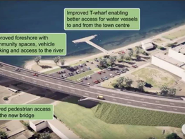 Batemans Bay bridge artist images