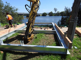Moruya Fishing Platform well underway
