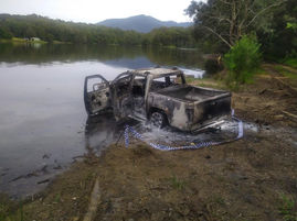 Car torched at Akolele
