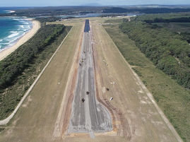 Moruya Airport's new runway