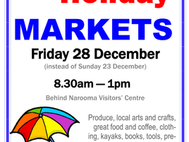 Narooma Markets Fri December 28th