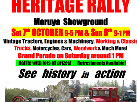 Moruya Antique Tractor & Machinery Association Rally October 7th and 8th