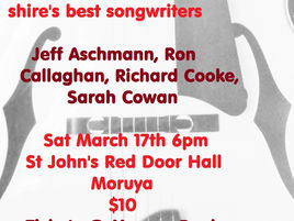 "Songs of Substance" March 17th in Moruya