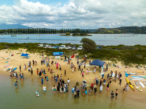 Community votes with their paddle out craft to support marine protection