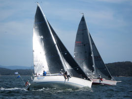 Batemans Bay Sailing Club keelboats contest the Bay Cup
