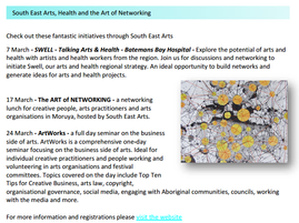 South East Arts in March