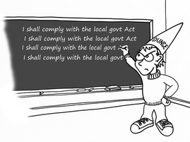 Another wrap over the knuckles for Council