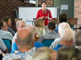 Broulee community come out in force against the RLS