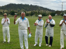 Paul Cullen of Tuross Head claims an exceptional 6 wickets for 10 runs