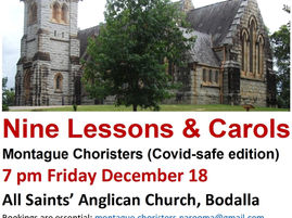 Nine Lessons and Carols on Friday Dec 18
