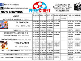 Perry Street Cinemas program
