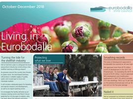 Council's Living in Eurobodalla Newsletter for October to December OUT Now