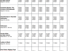 Perry Street Cinemas program Nov 15th to 21st