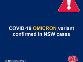 OMICRON VARIANT CONFIRMED IN NSW CASES