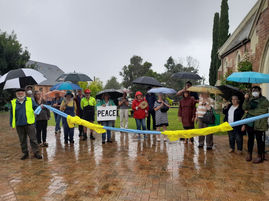 Local people Gather for Ukraine