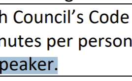 Is Council making up their own rules to close down public forum questions from councillors