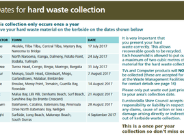 Sort your hard waste and get it to the kerb