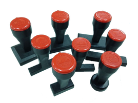 How many rubber stamps do we have