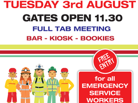 Race Day on Tuesday August 3rd is definitely going ahead 