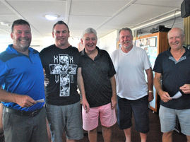 Low scoring 4 Person Ambrose golf competition at Tuross Head