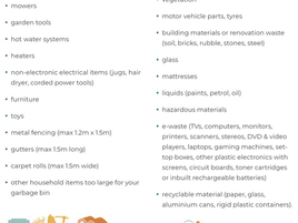 Annual hard waste collection starts next week