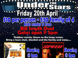 Narooma Lions - Movies under the stars April 20th Bill Smyth Oval