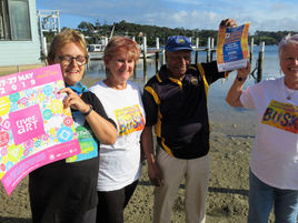 Narooma busks with River of Art