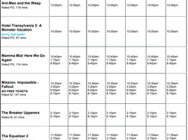 Perry Street Cinemas Program Aug 9th to 15th