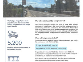Nelligen Bridge removal fact sheet