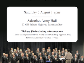 AUSTRALIAN RUGBY CHOIR 5th August