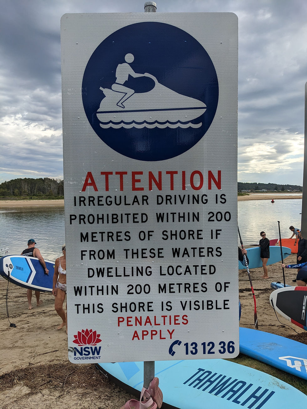 New sign at Mossy Point boat ramp leaves locals scratching their heads