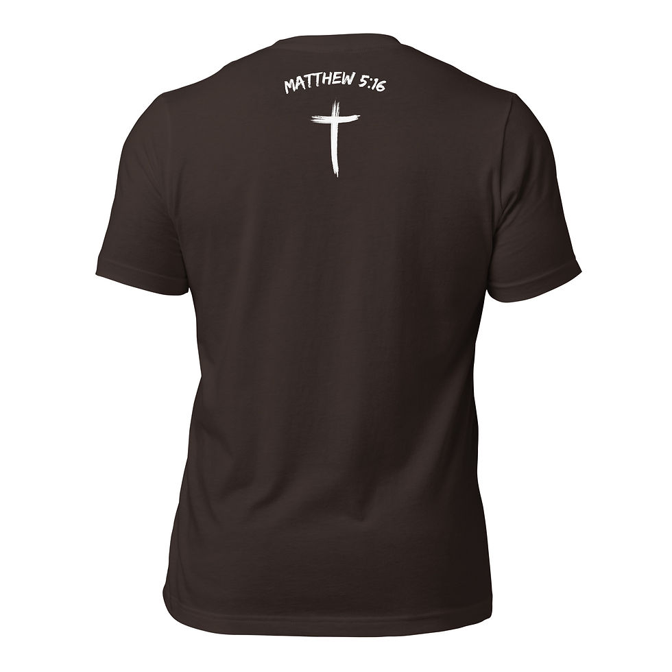 Thumbnail: Unisex T-Shirt Motivated People Collection Photographer Matthew 5:16