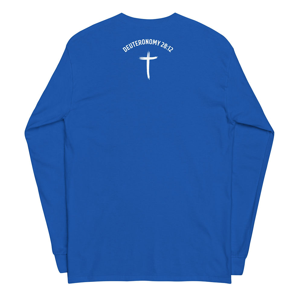 Thumbnail: Long Sleeve T-Shirt Motivated People Coll Ethnic Barber Fist Deuteronomy 28:12 