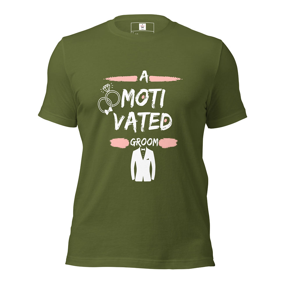 Thumbnail: T-Shirt Motivated People Collection Groom Proverbs 18:22