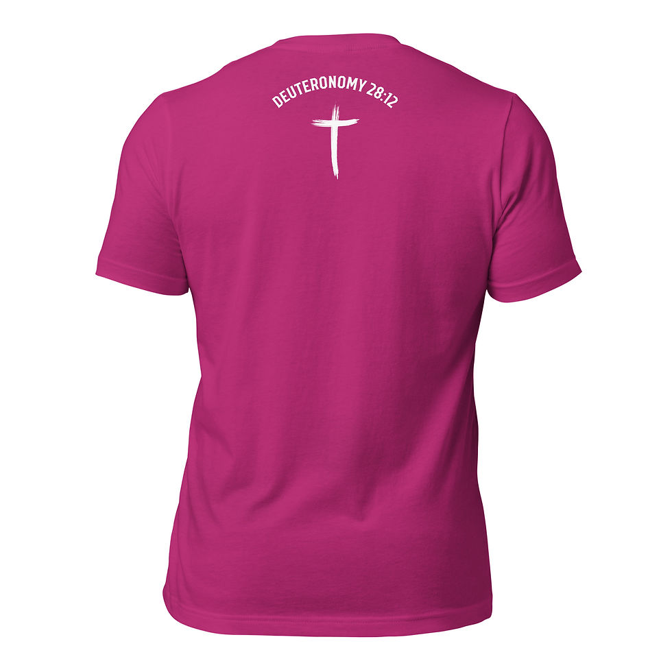 Thumbnail: Unisex T-Shirt Motivated People Collection Barber Clippers Deuteronomy 28:12 