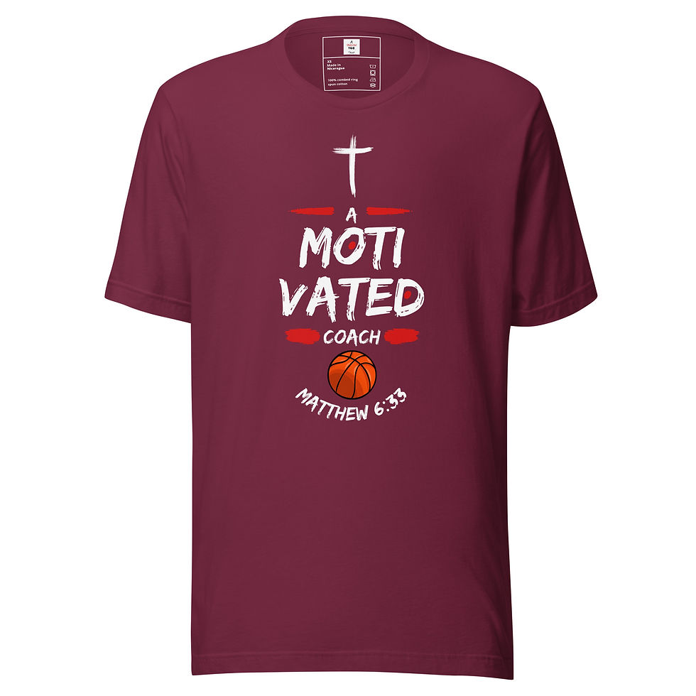 Thumbnail: Unisex T-Shirt Motivated People Collection Coach Matthew 6:33