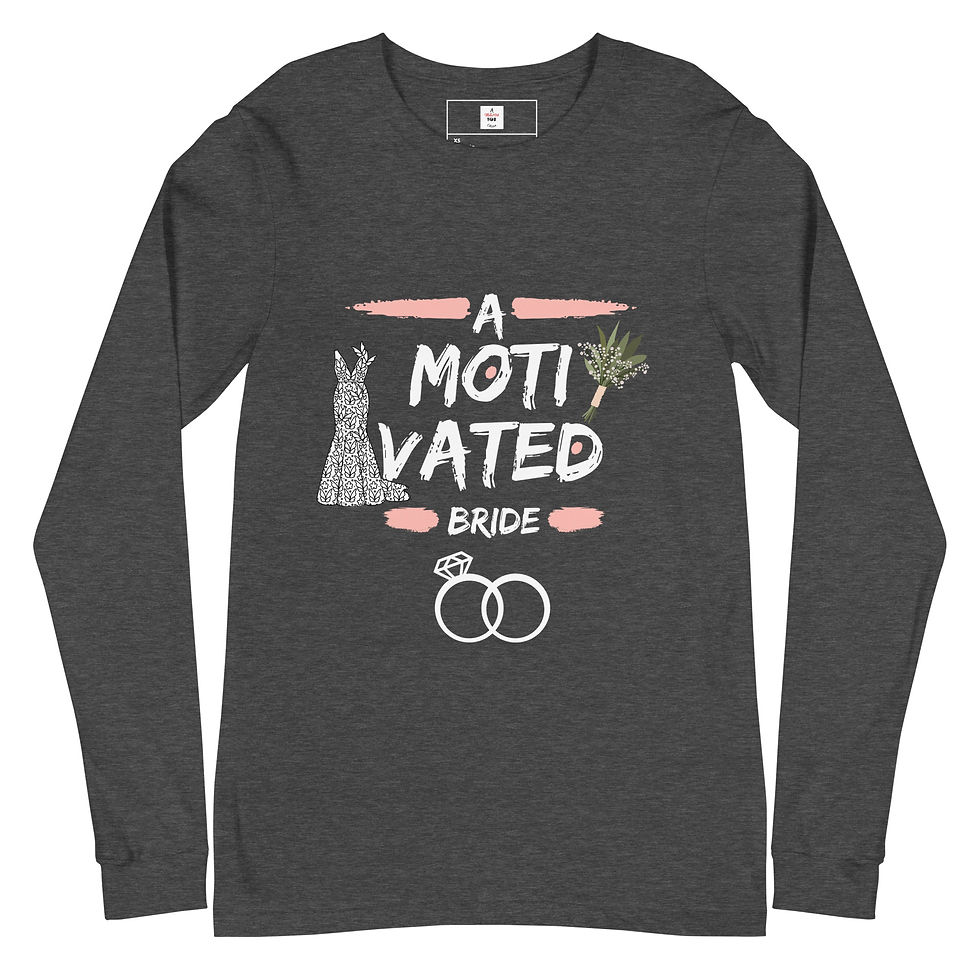 Thumbnail: Unisex Long Sleeve Tee Motivated People Collection Bride Proverbs 18:22