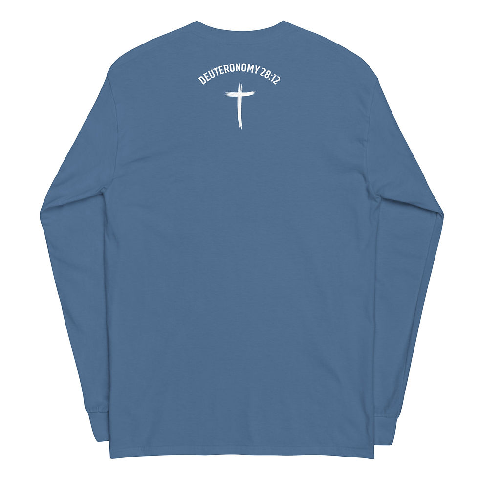 Thumbnail: Long Sleeve T-Shirt Motivated People Coll Ethnic Barber Fist Deuteronomy 28:12 