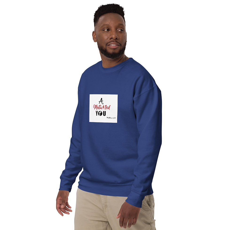 Thumbnail: Unisex Premium Sweatshirt Matthew 6:33 