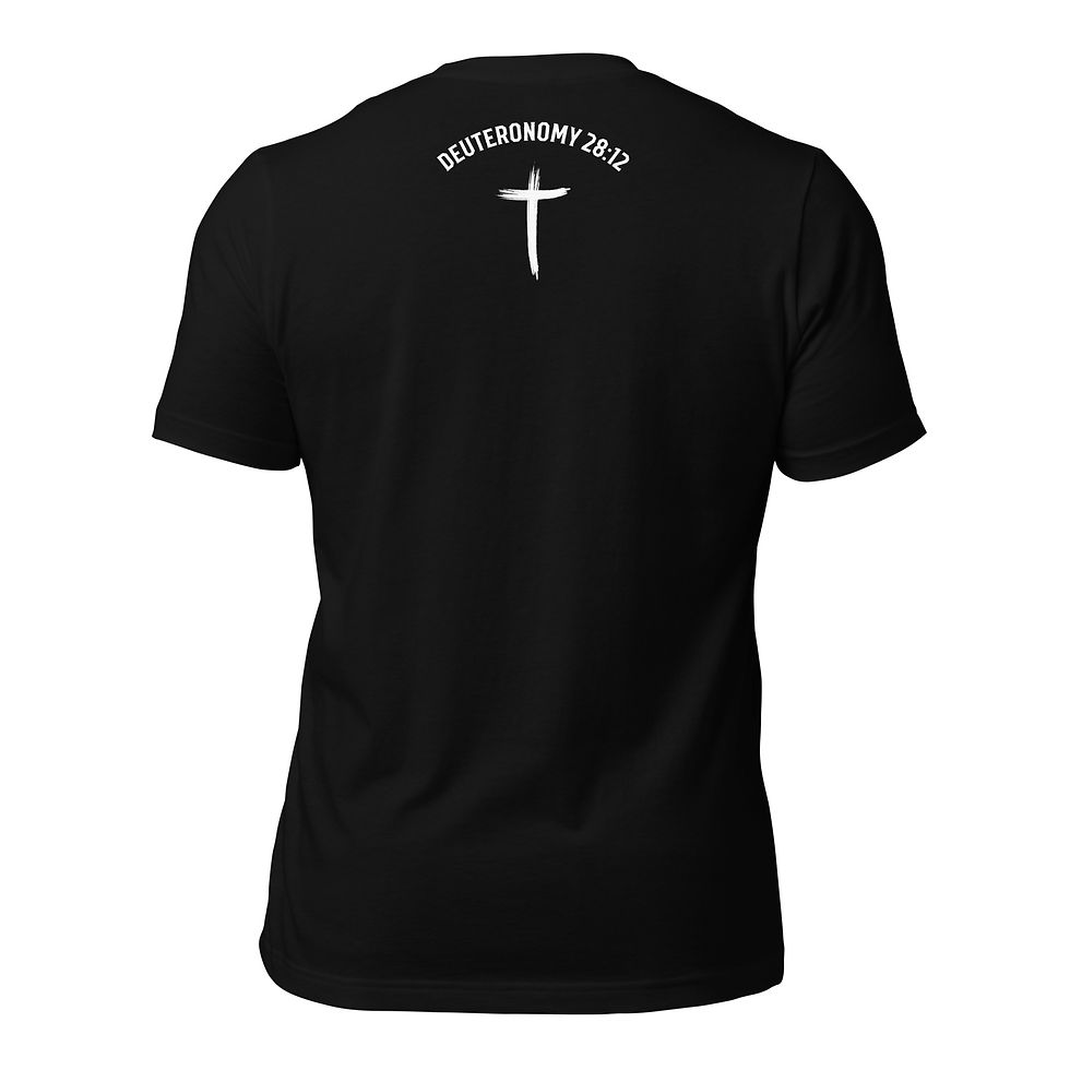 Thumbnail: T-Shirt Motivated People Collection Ethnic Barber Fist Deuteronomy 28:12 