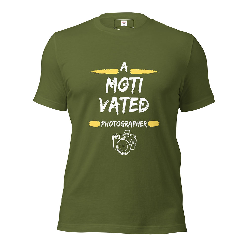 Thumbnail: Unisex T-Shirt Motivated People Collection Photographer Matthew 5:16